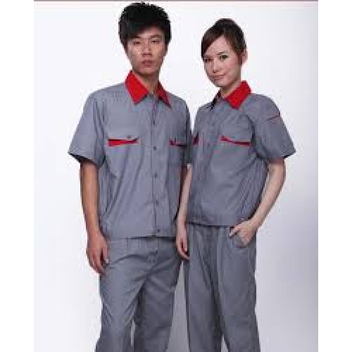 Quần Áo Bảo Hộ Công Nhân Công Trình Vải Giày, Tốt, May Nhanh