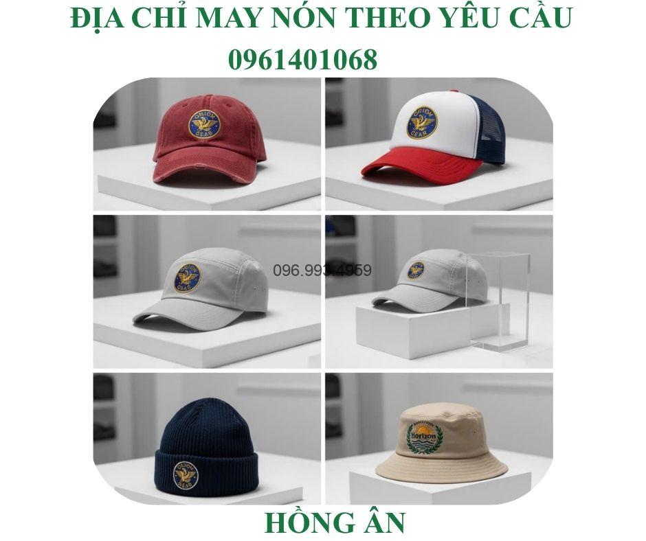 Địa chỉ may nón theo yêu cầu uy tín