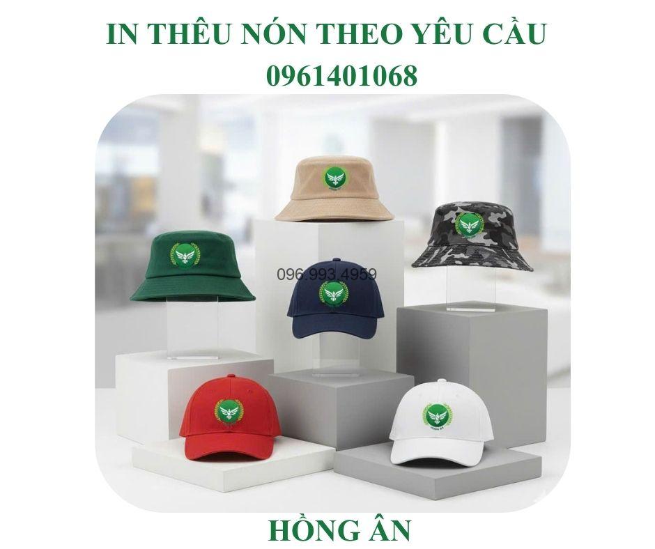 in thêu nón theo yêu cầu