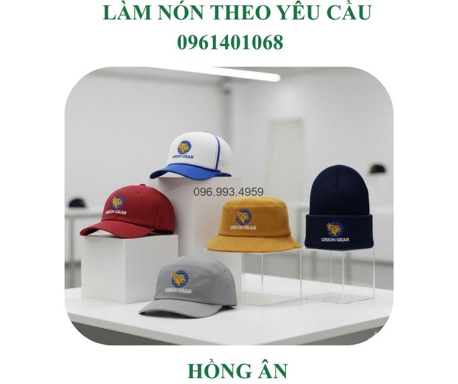 làm nón theo yêu cầu