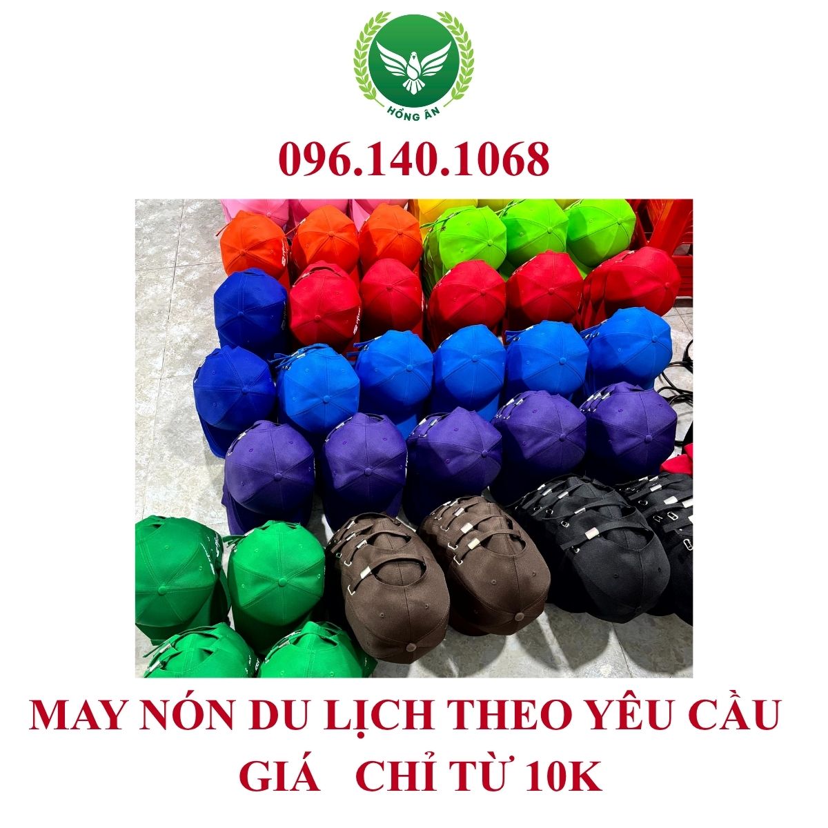Xưởng may nón theo yêu cầu giá chỉ từ 10k
