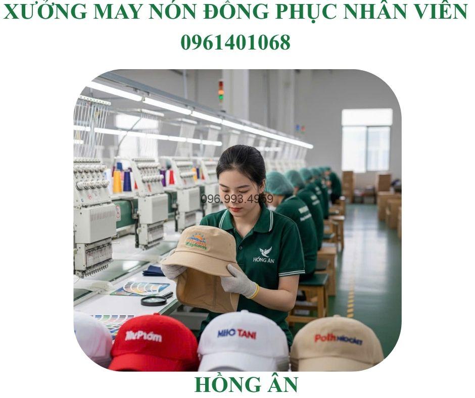 xưởng may nón đồng phục nhân viên