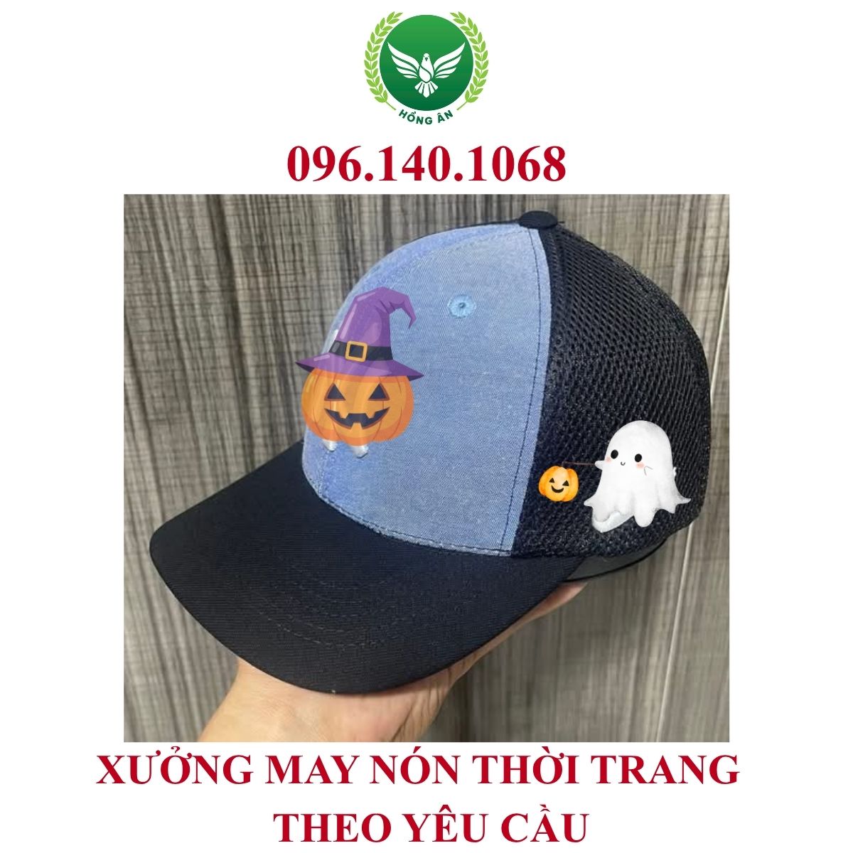 kiểm tra chất lượng nón thời trang tại xưởng Hồng Ân