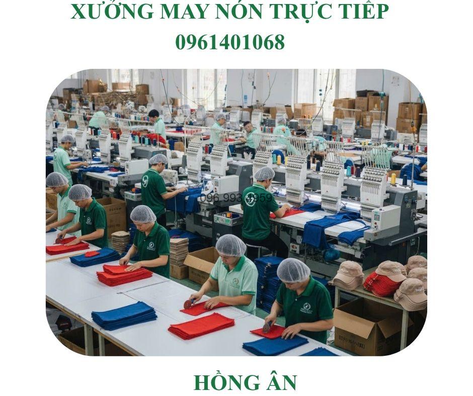 Xưởng may nón trực tiếp