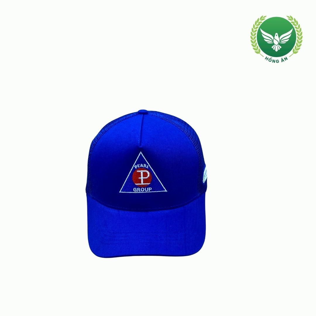 Mũ Lưỡi Trai đồng Phục Màu Xanh Dương Phối Lưới Mũ lưỡi trai đồng phục màu xanh dương phối lưới