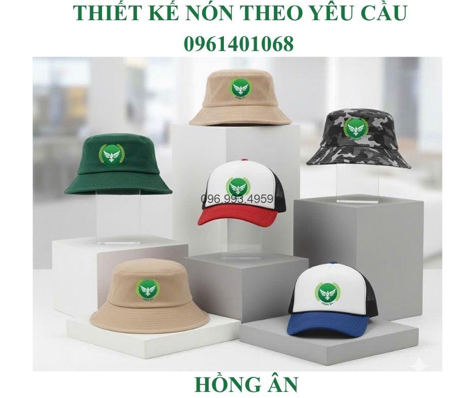 thiết kế nón theo yêu cầu